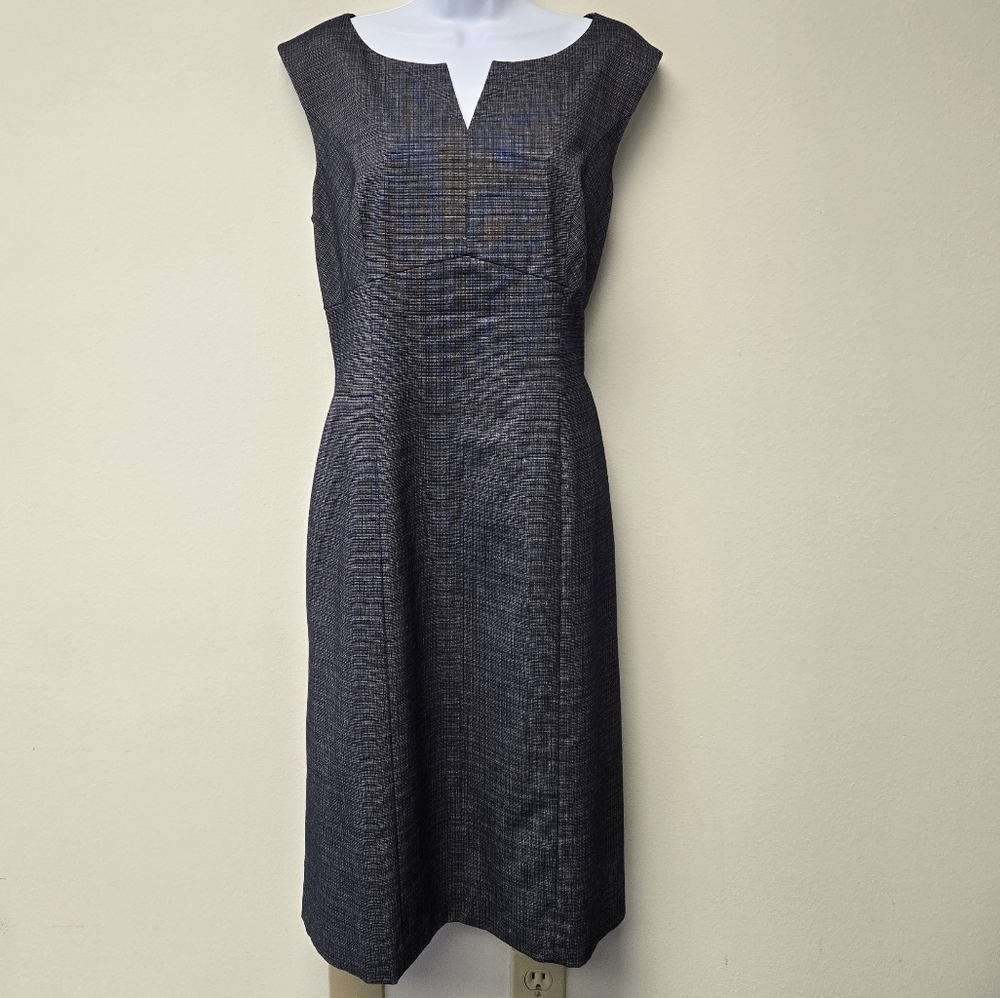 Alex Marie Tammy Sleeveless Sheath Dress Navy Blue 16